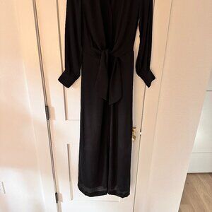 BROCHU WALKER Madsen Maxi dress in black onyx - Size XS